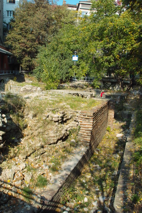 Festungsmauer antikes Serdica