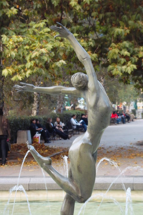 Brunnen beim Nationaltheater Sofia